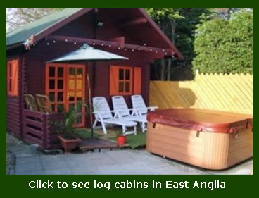 log cabins for holidays in East Anglia